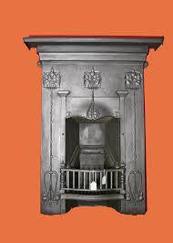Antique Art Nouveau Fireplace Chester