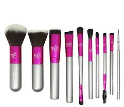 makeup travel brushes with case 10