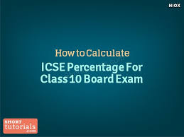 how to calculate icse 10th percene