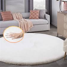 latepis white round rugs 8ft for