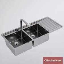 alpes inox kitchen sink 3d model free