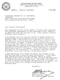 Major General Harvey Jag Letter Re Release Of 544 Castle Dr
