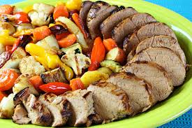 pork tenderloin with roasted vegetables