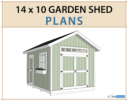 14x10 Garden Shed Plans And Build Guide