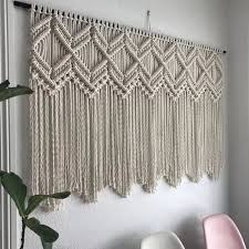 Port Regalo Macrame Rope Wall And Glass