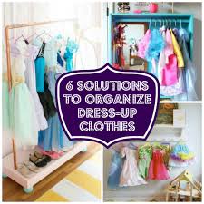 organizing dress up clothes