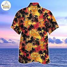 garfield disney hawaiian shirt gifts