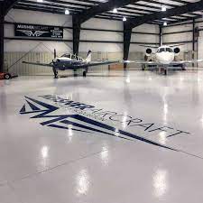epoxy floor system for aircraft hangar