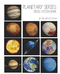 Planetary Series Bundle Set Planet Cross Stitch Chart 10 Planets Included