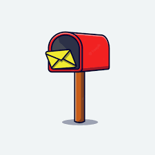 Premium Vector | Post box illustration mailbox icon illustration with  envelope icon in cartoon style