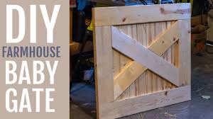 Pound a big nail into the top of the gate end post. Diy Farmhouse Baby Gate Catz In The Kitchen