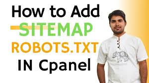 how to add robots txt file in cpanel