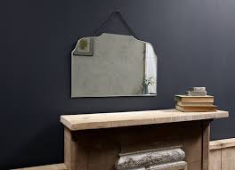 vintage rectangular wall mirror