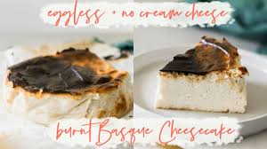 Have you ever tried burnt basque cheesecake? Eggless Basque Burnt Cheesecake Without Cream Cheese How To Make Basque Burnt Cheesecake Youtube