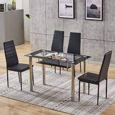 chairs 4homart glass table set