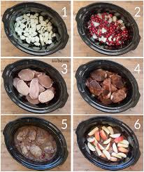 Two slow cooker pork loin recipes blissfully domestic 10. Crock Pot Pork Chops With Cranberries And Apples Bren Did