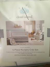cloud island 4 pc nursery crib baby