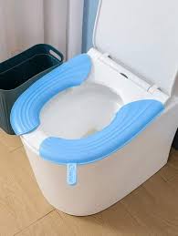 1pc Solid Waterproof Toilet Seat Sticky