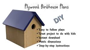 Plywood Birdhouse Plans