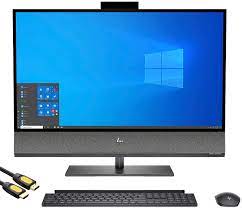Buy HP Envy 31.5 All-in-One Desktop PC, 4K UHD Display, Intel Core  i7-10700, GeForce GTX 1650, 32GB RAM, 256GB SSD+1TB HDD, Webcam, USB-C, TB  3, Wireless Charge, WiFi, Mytrix HDMI Cable, Win10 (