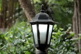 Street Lamp In The Rock Garden