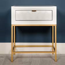 Free delivery for many products! Verona 1 Drawer Bedside Locker White Bedside Lockers Bedside Tables Meubles