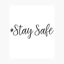 Stay safe and stay home!. Stay Safe Wahrend Corona Poster Von Sennoxdesign Redbubble