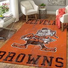 cleveland browns area rugs nfl football