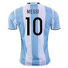 The god of the game. Lionel Messi Argentina Kit
