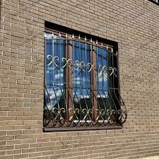 Кованые решетки на окна с установкой