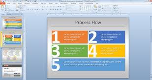 Simple Process Flow Template For Powerpoint