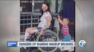 dangers of sharing makeup brushes you