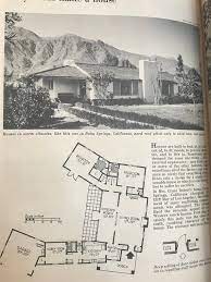 1949 Vintage Sunset Ranch House Plans