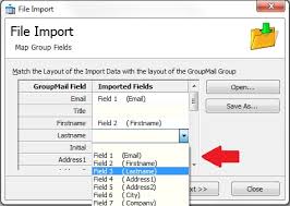 Importing Email Contacts From A Csv File Into Groupmail