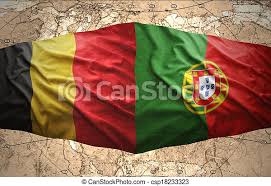 Belgien und portugal treffen im achtelfinale der em 2021 aufeinander. Belgien Portugal Portugiesisch Landkarte Politisch Winkende Flaggen Welt Belgischen Canstock