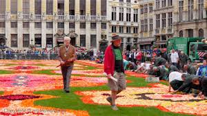 flower carpet brussels belgium