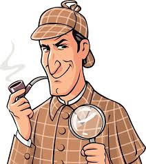 Investigator With Pipe And Magnifying Glass Stock Illustration - Download  Image Now - Sherlock Holmes, Cartoon, Nosy - iStock