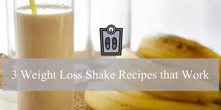 weight loss shake recipes