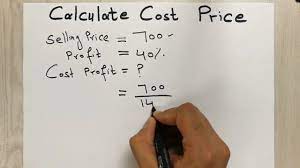 how to calculate the cost easy