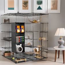 Cat Cage 5 Tiers Cube Indoor Cat House