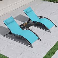 Outdoor Pool Sunbathing Tanning Lounger