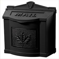 Gaines Maple Leaf Wall Mount Mailbox