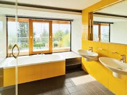 Yellow Exceptionally Styled Bathroom Ideas