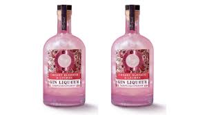 pink shimmery cherry blossom gin