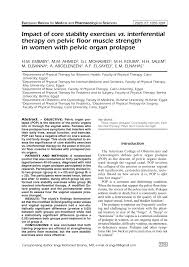 pelvic floor muscle strength in women