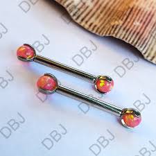 3 g synthetic opal barbell