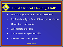 Critical Thinking Problem Solving ESL EFL Lessons Activities