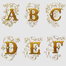 fancy letters harfler letters
