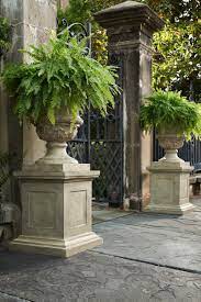 garden pedestals and columns ideas on
