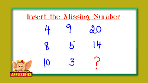 Test Your Iq Find The Missing Number